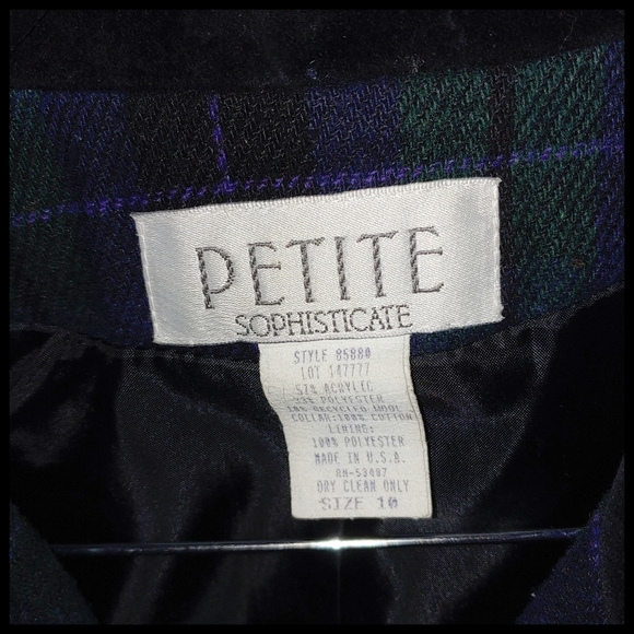 Petite Sophisticate Plaid Jacket, 10 - Picture 2 of 5